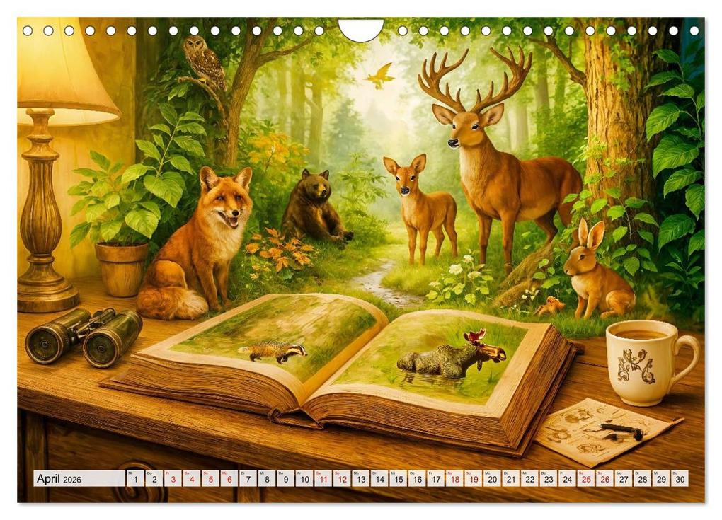 Weitere Ansicht: Magische Welt der Bücher - Fantastische Abenteuer zwischen den Seiten (Wandkalender 2026 DIN A4 quer), CALVENDO Monatskalender | Anja Frost, Calvendo