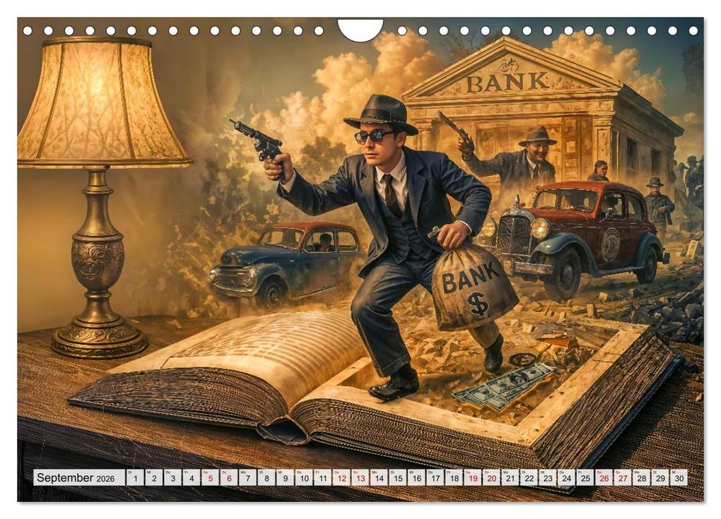 Weitere Ansicht: Magische Welt der Bücher - Fantastische Abenteuer zwischen den Seiten (Wandkalender 2026 DIN A4 quer), CALVENDO Monatskalender | Anja Frost, Calvendo