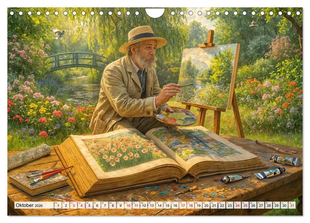 Weitere Ansicht: Magische Welt der Bücher - Fantastische Abenteuer zwischen den Seiten (Wandkalender 2026 DIN A4 quer), CALVENDO Monatskalender | Anja Frost, Calvendo