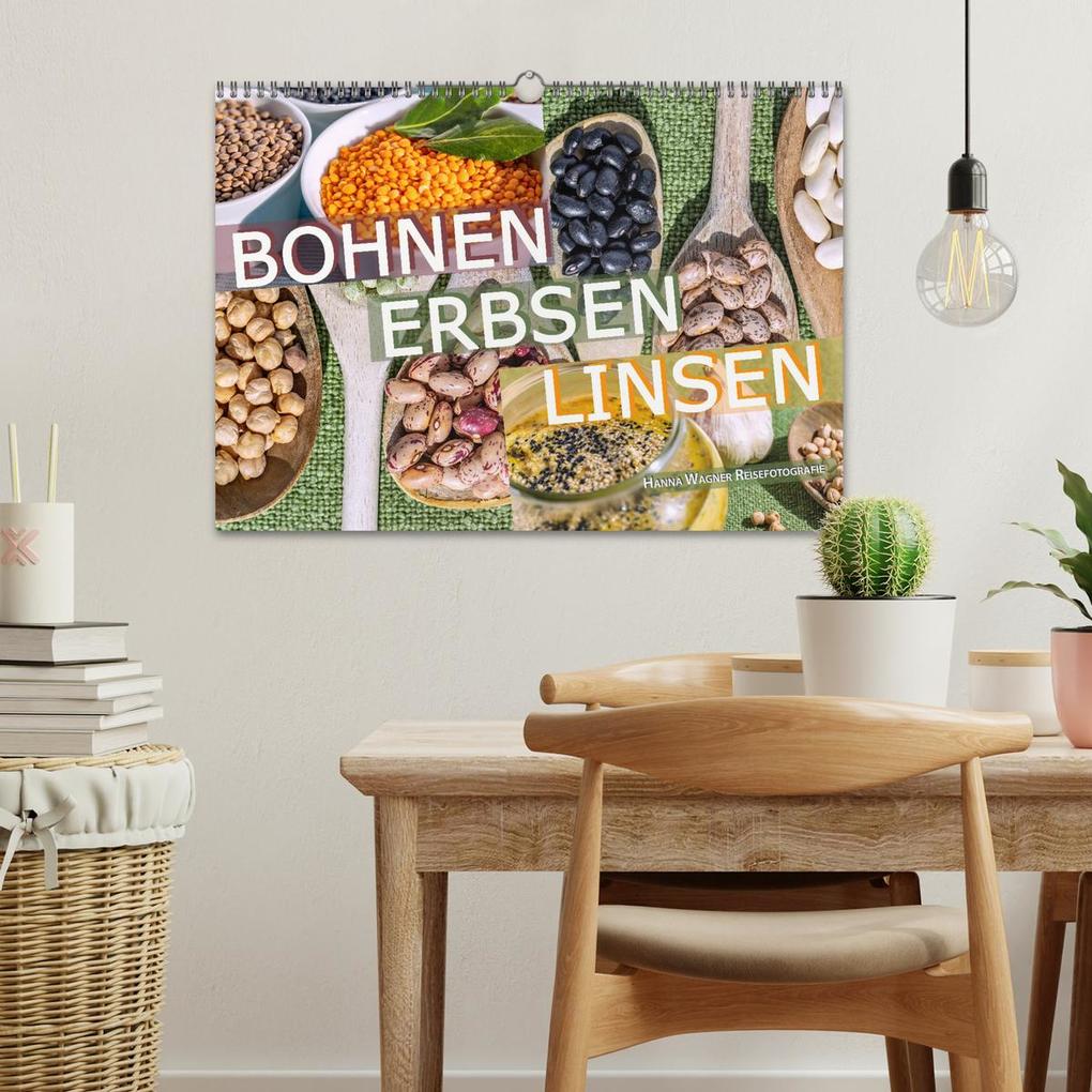 Weitere Ansicht: Bohnen Erbsen Linsen (Wandkalender 2026 DIN A3 quer), CALVENDO Monatskalender | Hanna Wagner, Calvendo