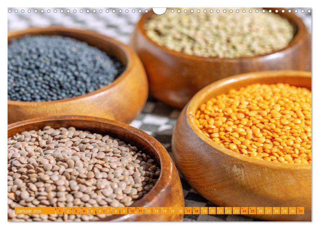 Weitere Ansicht: Bohnen Erbsen Linsen (Wandkalender 2026 DIN A3 quer), CALVENDO Monatskalender | Hanna Wagner, Calvendo