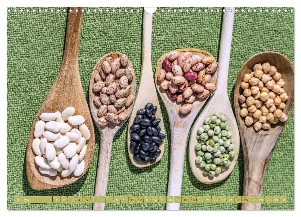 Weitere Ansicht: Bohnen Erbsen Linsen (Wandkalender 2026 DIN A3 quer), CALVENDO Monatskalender | Hanna Wagner, Calvendo