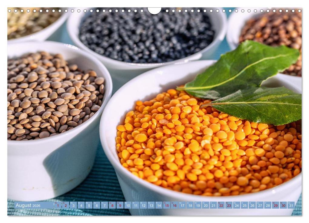Weitere Ansicht: Bohnen Erbsen Linsen (Wandkalender 2026 DIN A3 quer), CALVENDO Monatskalender | Hanna Wagner, Calvendo