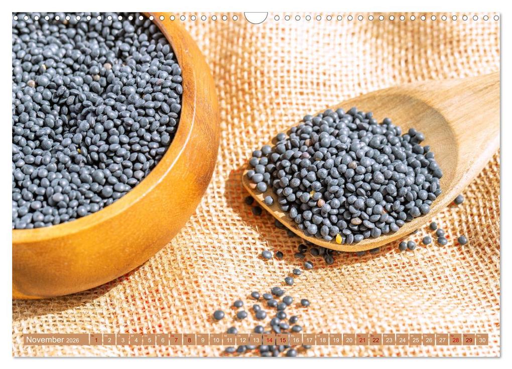 Weitere Ansicht: Bohnen Erbsen Linsen (Wandkalender 2026 DIN A3 quer), CALVENDO Monatskalender | Hanna Wagner, Calvendo
