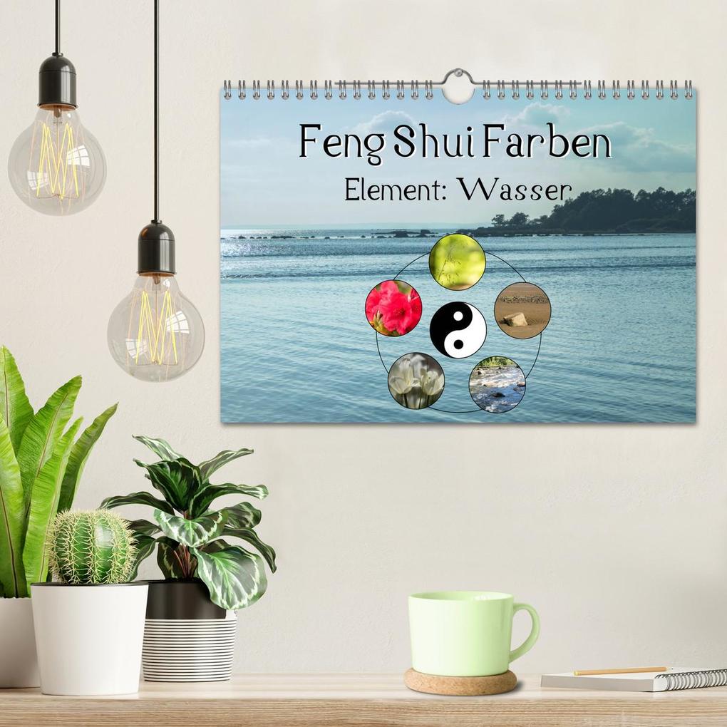 Weitere Ansicht: Feng Shui Farben - Element Wasser (Wandkalender 2026 DIN A4 quer), CALVENDO Monatskalender | Sonja Teßen, Calvendo