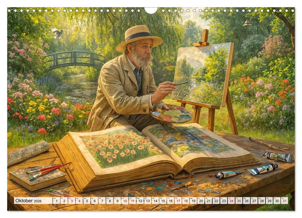 Weitere Ansicht: Magische Welt der Bücher - Fantastische Abenteuer zwischen den Seiten (Wandkalender 2026 DIN A3 quer), CALVENDO Monatskalender | Anja Frost, Calvendo