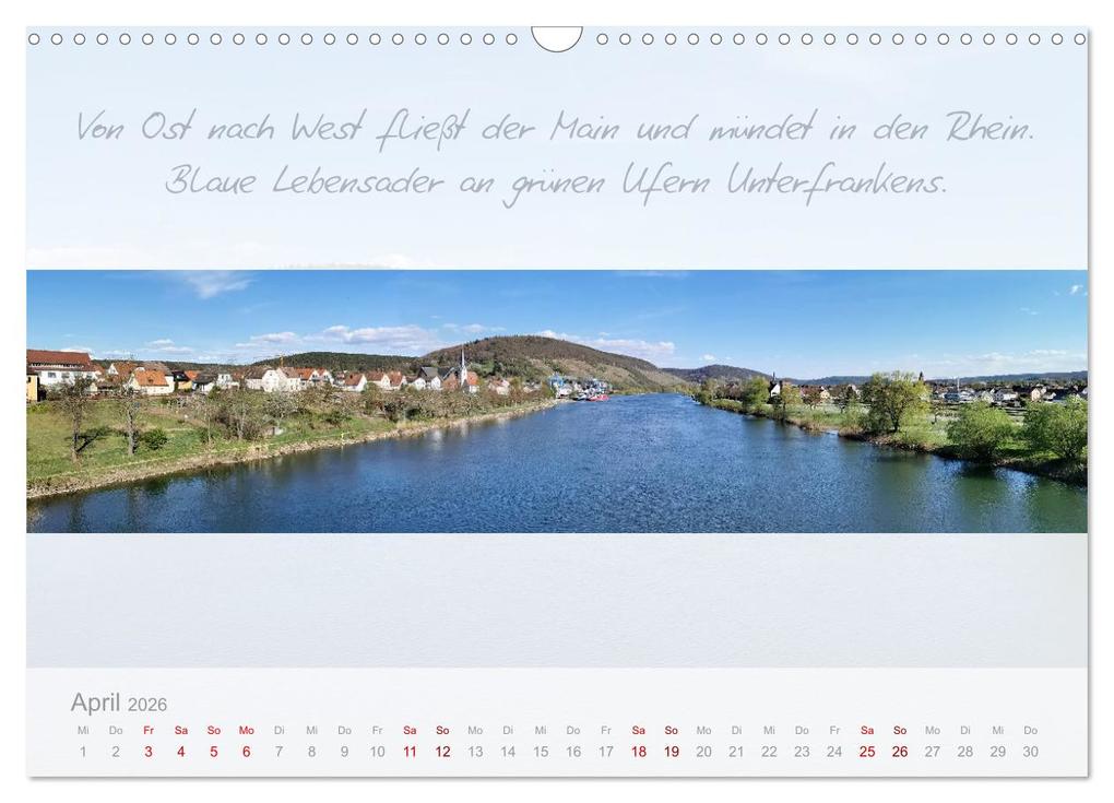 Weitere Ansicht: Main Rundblick (Wandkalender 2026 DIN A3 quer), CALVENDO Monatskalender | Stefan Weis, Calvendo