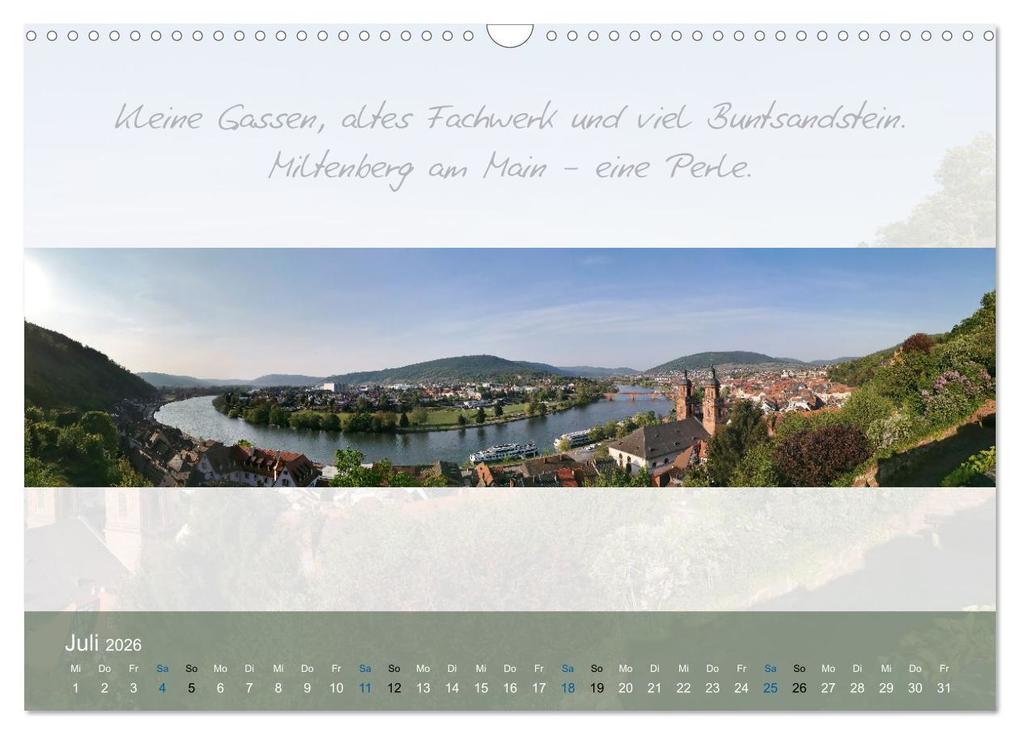 Weitere Ansicht: Main Rundblick (Wandkalender 2026 DIN A3 quer), CALVENDO Monatskalender | Stefan Weis, Calvendo