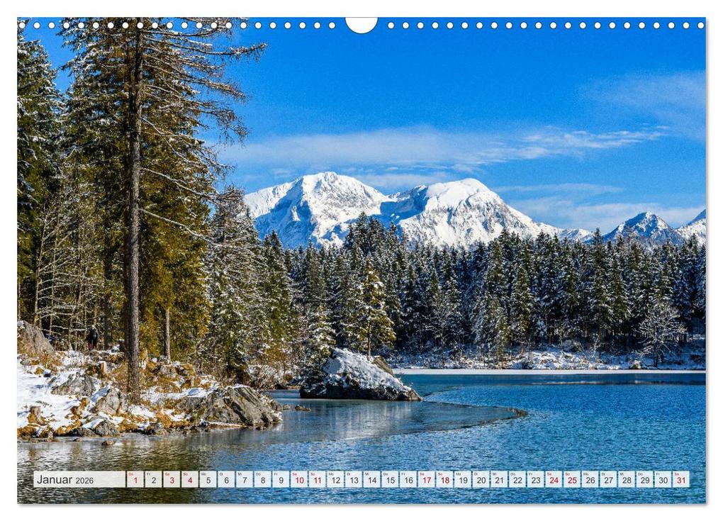 Weitere Ansicht: Unterwegs im Bergsteigerdorf Ramsau (Wandkalender 2026 DIN A3 quer), CALVENDO Monatskalender | Dieter Wilczek, Calvendo