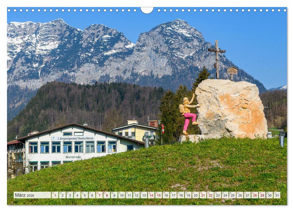 Weitere Ansicht: Unterwegs im Bergsteigerdorf Ramsau (Wandkalender 2026 DIN A3 quer), CALVENDO Monatskalender | Dieter Wilczek, Calvendo