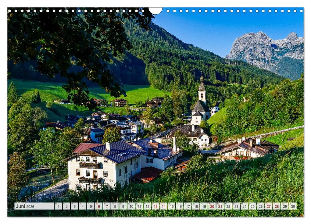Weitere Ansicht: Unterwegs im Bergsteigerdorf Ramsau (Wandkalender 2026 DIN A3 quer), CALVENDO Monatskalender | Dieter Wilczek, Calvendo