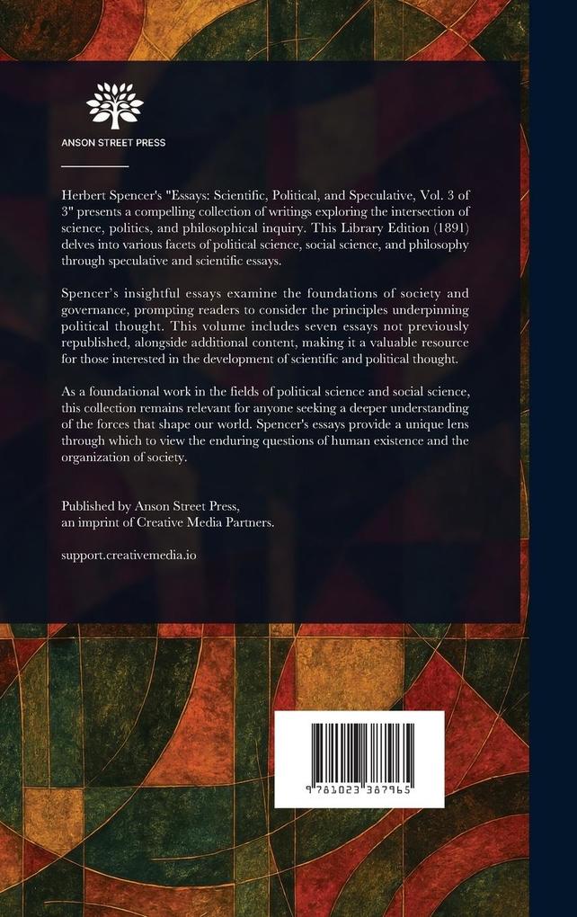 Weitere Ansicht: Essays | Herbert Spencer