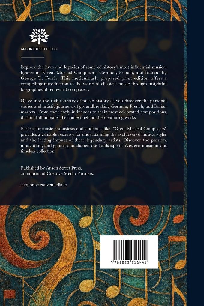 Weitere Ansicht: Great Musical Composers | George T (George Titus) Ferris, Elizabeth a (Elizabeth Amelia) Sharp