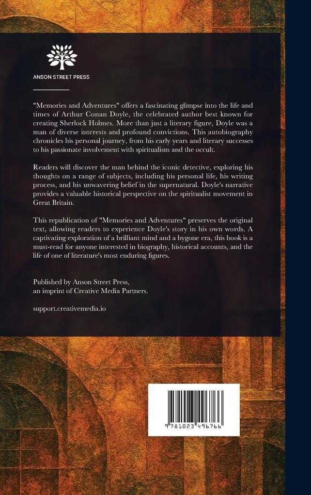 Weitere Ansicht: Memories and Adventures | Arthur Conan Doyle