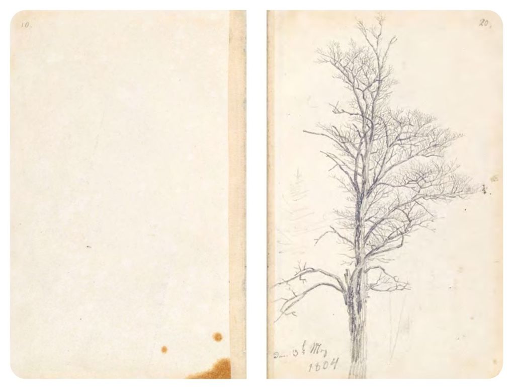 Weitere Ansicht: Caspar David Friedrich - Das Karlsruher Skizzenbuch (Kompaktausgabe) | Rutger Fuchs