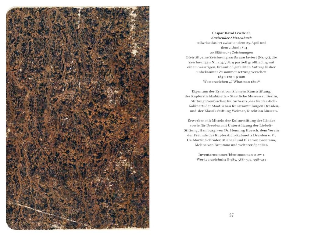 Weitere Ansicht: Caspar David Friedrich - Das Karlsruher Skizzenbuch (Kompaktausgabe) | Rutger Fuchs
