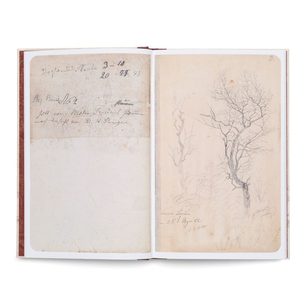 Weitere Ansicht: Caspar David Friedrich - Das Karlsruher Skizzenbuch (Kompaktausgabe) | Rutger Fuchs