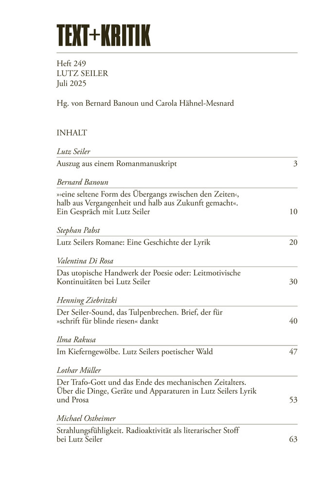 Weitere Ansicht: Lutz Seiler