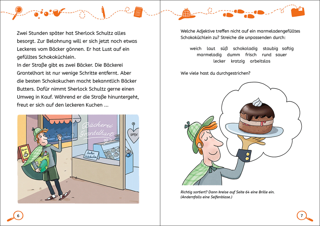 Weitere Ansicht: Deutsch-Lernkrimi - Sherlock Schultz und die Torten-Verschwörung | Frank Passfeller