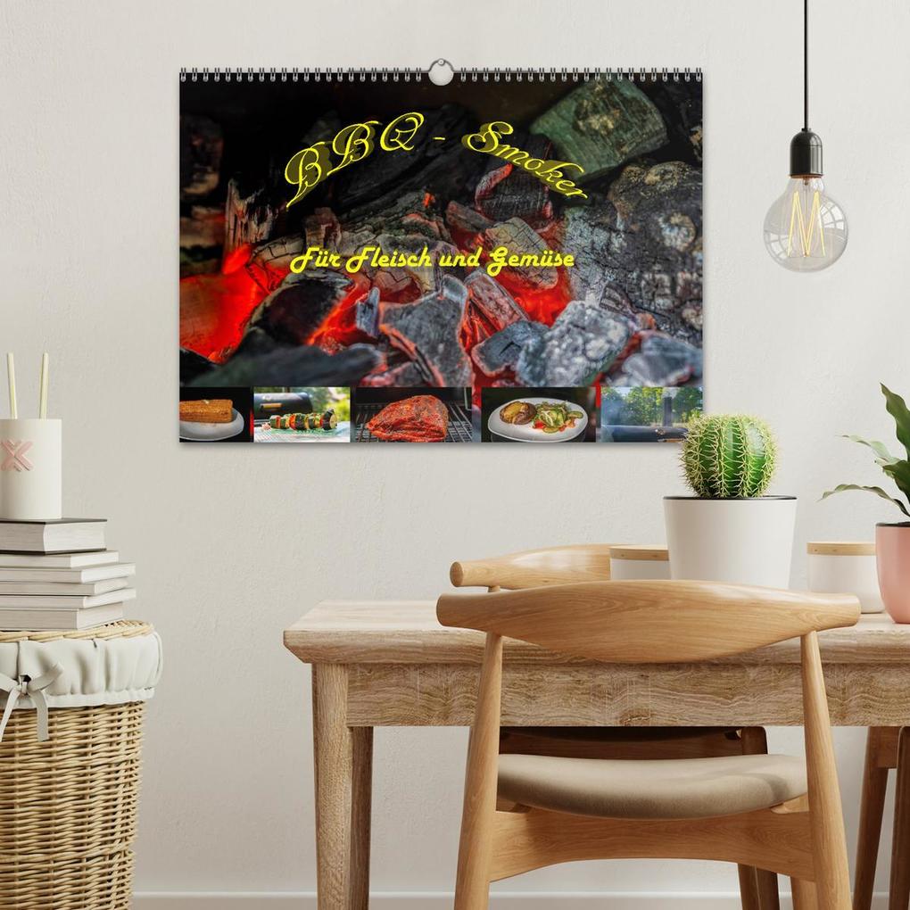 Weitere Ansicht: BBQ - Smoker Für Fleisch und Gemüse (Wandkalender 2026 DIN A3 quer), CALVENDO Monatskalender | Sven Sommer Fotografie, Calvendo