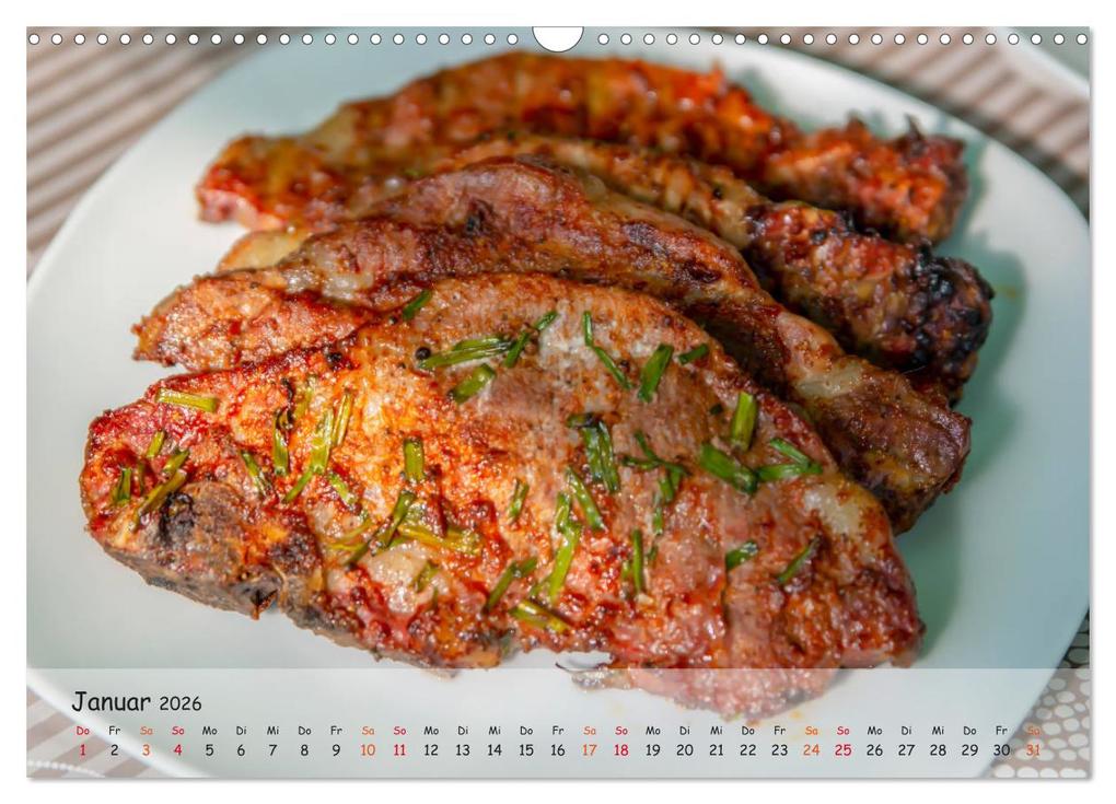 Weitere Ansicht: BBQ - Smoker Für Fleisch und Gemüse (Wandkalender 2026 DIN A3 quer), CALVENDO Monatskalender | Sven Sommer Fotografie, Calvendo