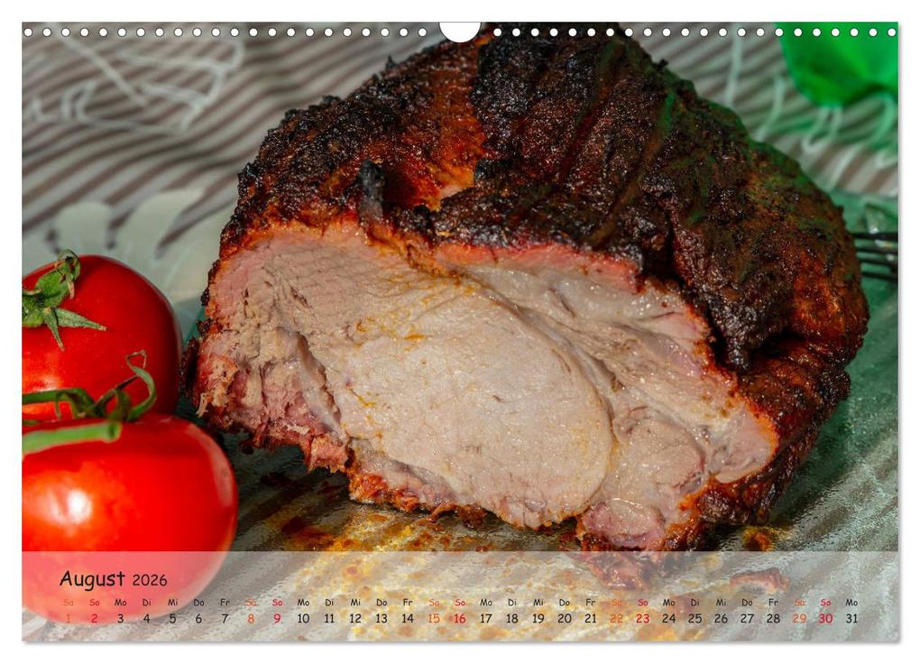 Weitere Ansicht: BBQ - Smoker Für Fleisch und Gemüse (Wandkalender 2026 DIN A3 quer), CALVENDO Monatskalender | Sven Sommer Fotografie, Calvendo