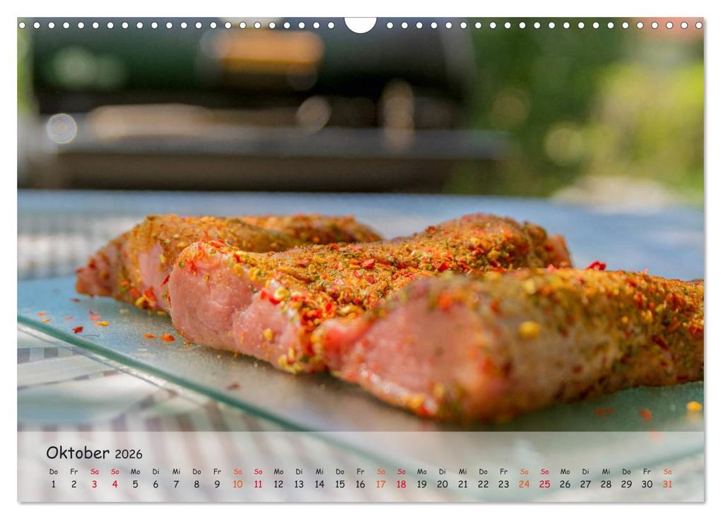 Weitere Ansicht: BBQ - Smoker Für Fleisch und Gemüse (Wandkalender 2026 DIN A3 quer), CALVENDO Monatskalender | Sven Sommer Fotografie, Calvendo