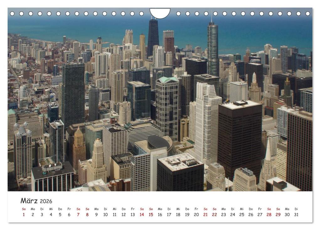 Weitere Ansicht: beeindruckendes Chicago (Wandkalender 2026 DIN A4 quer), CALVENDO Monatskalender | Martina Kröger, Calvendo