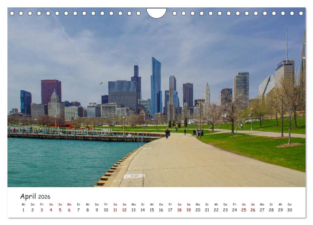 Weitere Ansicht: beeindruckendes Chicago (Wandkalender 2026 DIN A4 quer), CALVENDO Monatskalender | Martina Kröger, Calvendo