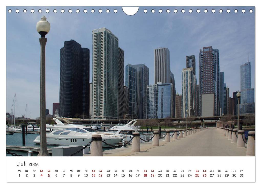 Weitere Ansicht: beeindruckendes Chicago (Wandkalender 2026 DIN A4 quer), CALVENDO Monatskalender | Martina Kröger, Calvendo