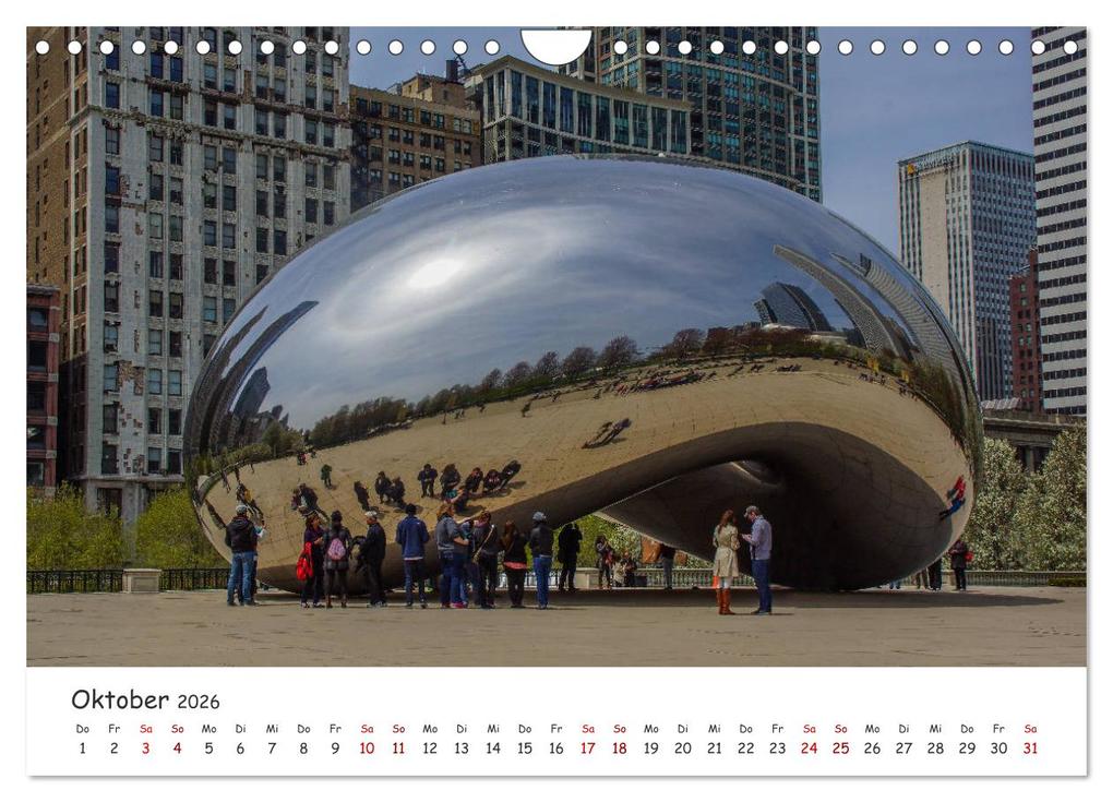 Weitere Ansicht: beeindruckendes Chicago (Wandkalender 2026 DIN A4 quer), CALVENDO Monatskalender | Martina Kröger, Calvendo