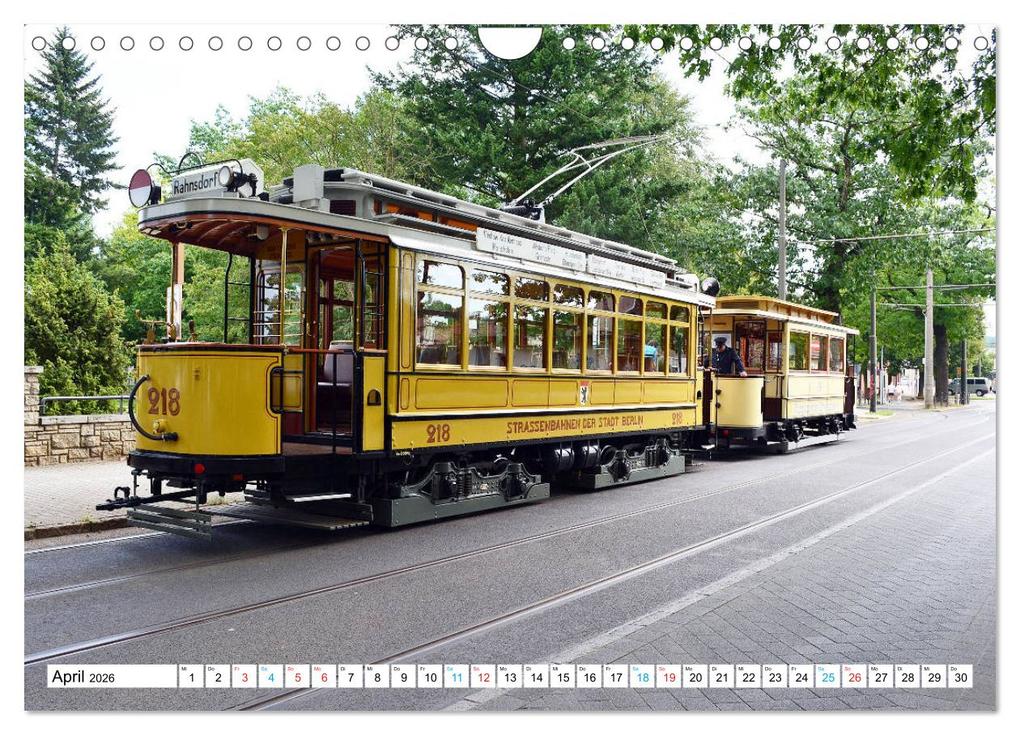 Weitere Ansicht: Tram historisch (Wandkalender 2026 DIN A4 quer), CALVENDO Monatskalender | Wolfgang Gerstner, Calvendo