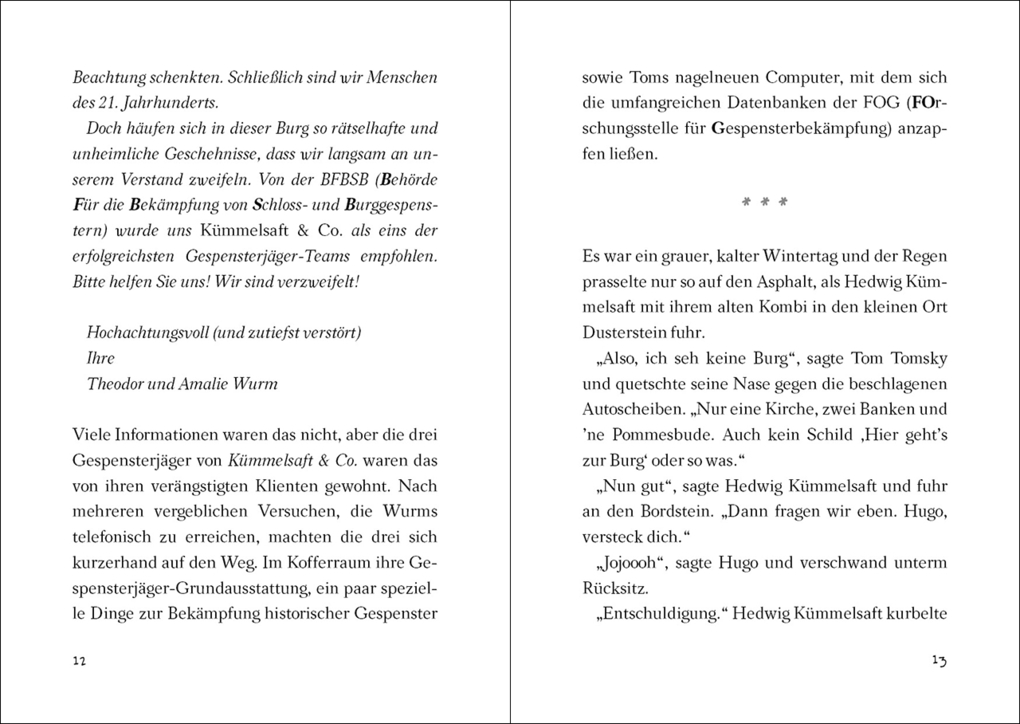 Weitere Ansicht: Gespensterjäger in der Gruselburg (Band 3) - Mit 8 neu illustrierten Farbseiten | Cornelia Funke