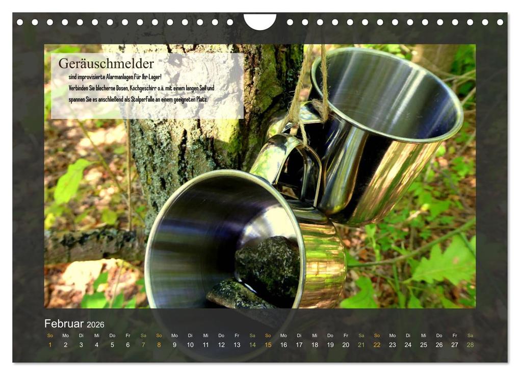 Weitere Ansicht: Outdoor-Survival-Kalender (Wandkalender 2026 DIN A4 quer), CALVENDO Monatskalender | Xenia Schaad, Calvendo