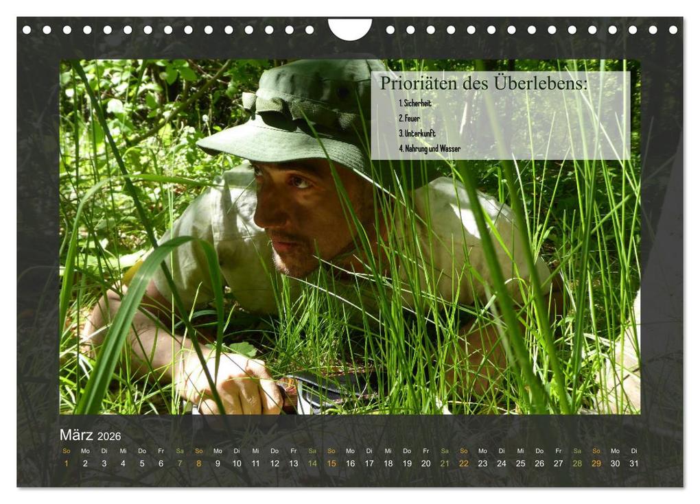 Weitere Ansicht: Outdoor-Survival-Kalender (Wandkalender 2026 DIN A4 quer), CALVENDO Monatskalender | Xenia Schaad, Calvendo