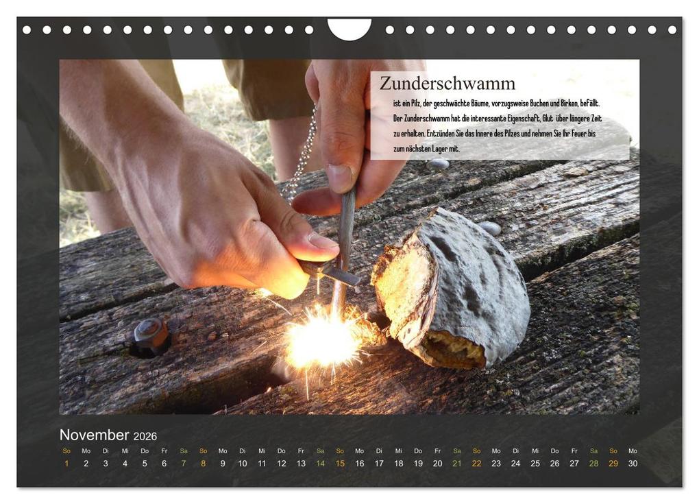 Weitere Ansicht: Outdoor-Survival-Kalender (Wandkalender 2026 DIN A4 quer), CALVENDO Monatskalender | Xenia Schaad, Calvendo