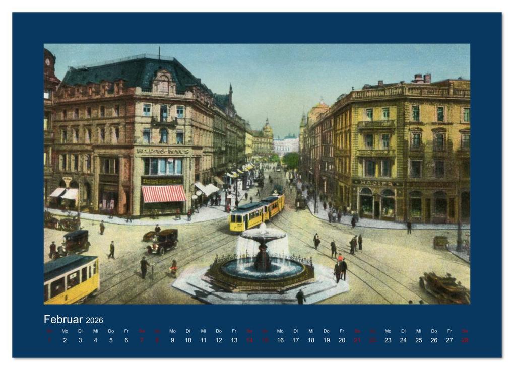 Weitere Ansicht: Historisches Frankfurt am Main von 1888 bis 1918 (Wandkalender 2026 DIN A3 quer), CALVENDO Monatskalender | Jens Siebert, Calvendo