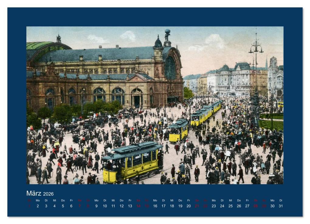 Weitere Ansicht: Historisches Frankfurt am Main von 1888 bis 1918 (Wandkalender 2026 DIN A3 quer), CALVENDO Monatskalender | Jens Siebert, Calvendo