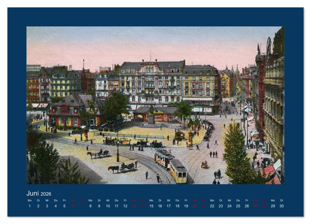 Weitere Ansicht: Historisches Frankfurt am Main von 1888 bis 1918 (Wandkalender 2026 DIN A3 quer), CALVENDO Monatskalender | Jens Siebert, Calvendo