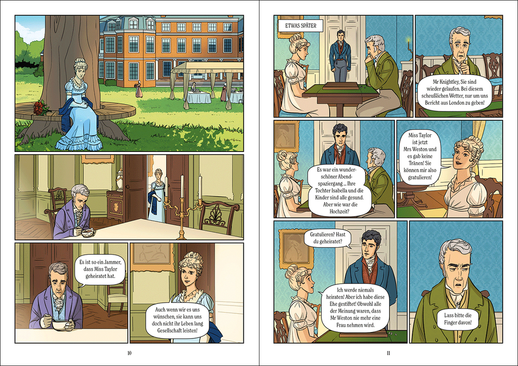 Weitere Ansicht: Emma - Die Graphic Novel nach Jane Austen | Jane Austen, Claudia Kühn