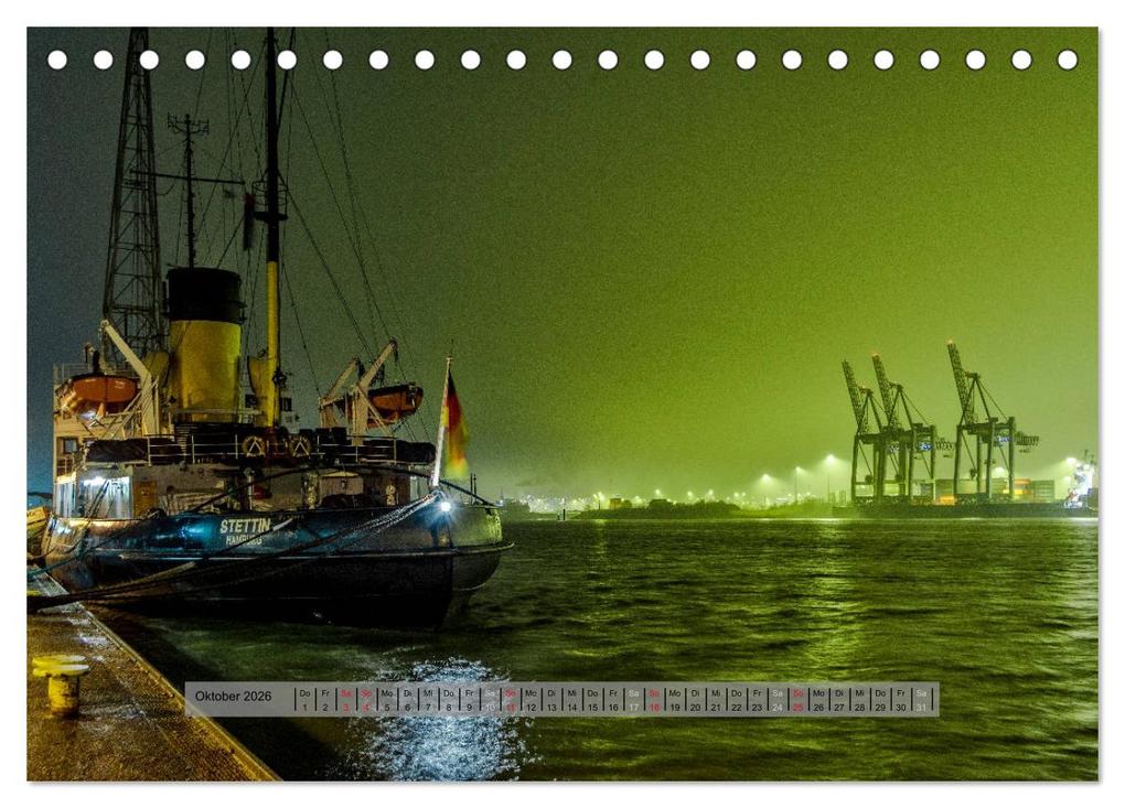 Weitere Ansicht: Auch das ist der Hamburger Hafen (Tischkalender 2026 DIN A5 quer), CALVENDO Monatskalender | Jürgen Muß, Calvendo