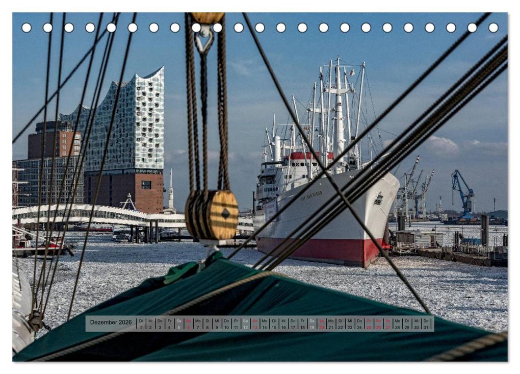 Weitere Ansicht: Auch das ist der Hamburger Hafen (Tischkalender 2026 DIN A5 quer), CALVENDO Monatskalender | Jürgen Muß, Calvendo