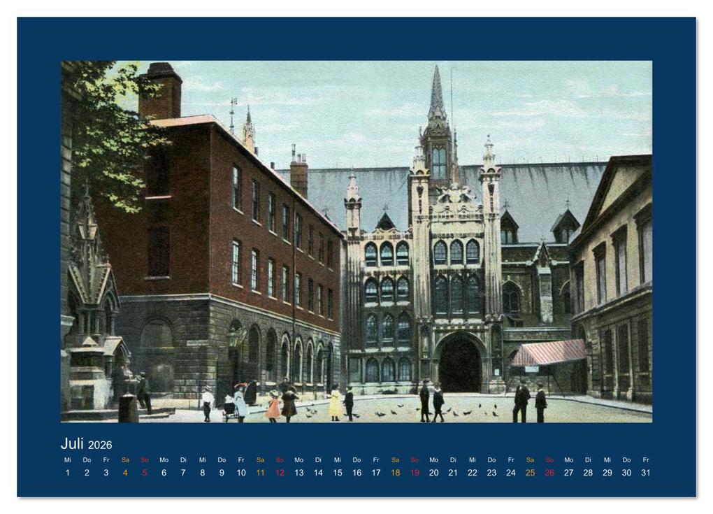 Weitere Ansicht: Historisches London von 1888 bis 1918 (Wandkalender 2026 DIN A3 quer), CALVENDO Monatskalender | Jens Siebert, Calvendo