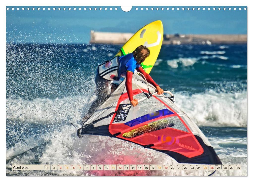 Weitere Ansicht: Windsurfing - extrem cool (Wandkalender 2026 DIN A3 quer), CALVENDO Monatskalender | Peter Roder, Calvendo