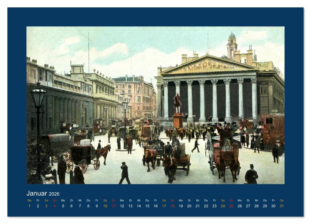 Weitere Ansicht: Historisches London von 1888 bis 1918 (Wandkalender 2026 DIN A4 quer), CALVENDO Monatskalender | Jens Siebert, Calvendo