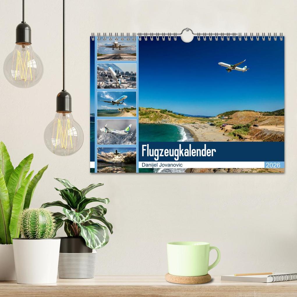 Weitere Ansicht: Flugzeugkalender 2026 (Wandkalender 2026 DIN A4 quer), CALVENDO Monatskalender | Danijel Jovanovic, Calvendo
