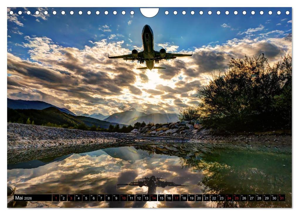 Weitere Ansicht: Flugzeugkalender 2026 (Wandkalender 2026 DIN A4 quer), CALVENDO Monatskalender | Danijel Jovanovic, Calvendo