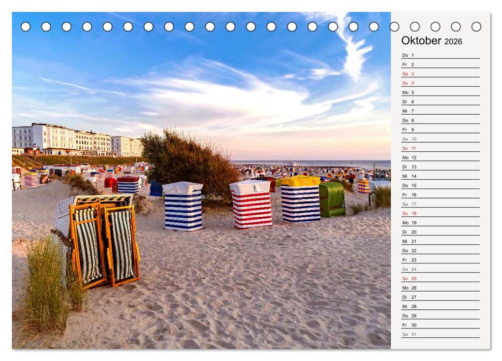 Weitere Ansicht: BORKUM Geburtstagskalender mit Planerfunktion (Tischkalender 2026 DIN A5 quer), CALVENDO Monatskalender | Andrea Dreegmeyer, Calvendo