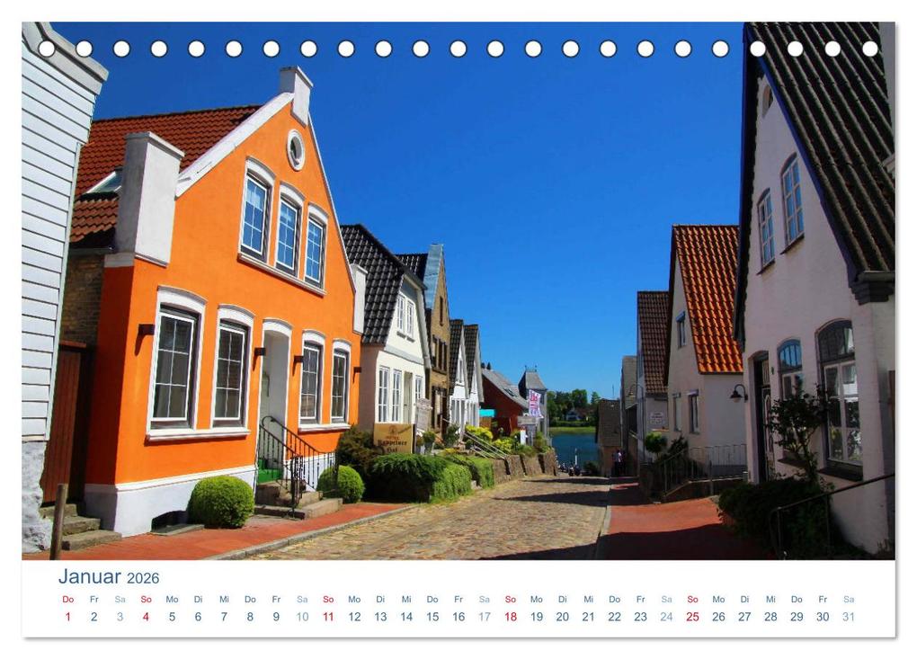 Weitere Ansicht: Kappeln 2026. Impressionen zwischen Altstadt und Schlei (Tischkalender 2026 DIN A5 quer), CALVENDO Monatskalender | Steffani Lehmann, Calvendo