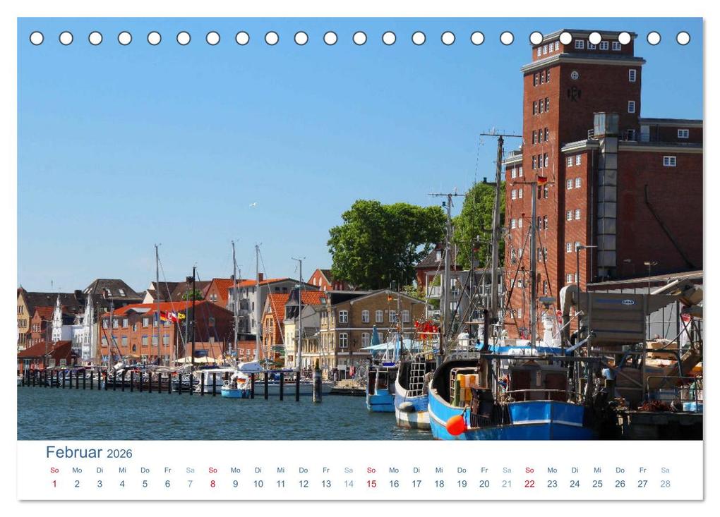 Weitere Ansicht: Kappeln 2026. Impressionen zwischen Altstadt und Schlei (Tischkalender 2026 DIN A5 quer), CALVENDO Monatskalender | Steffani Lehmann, Calvendo